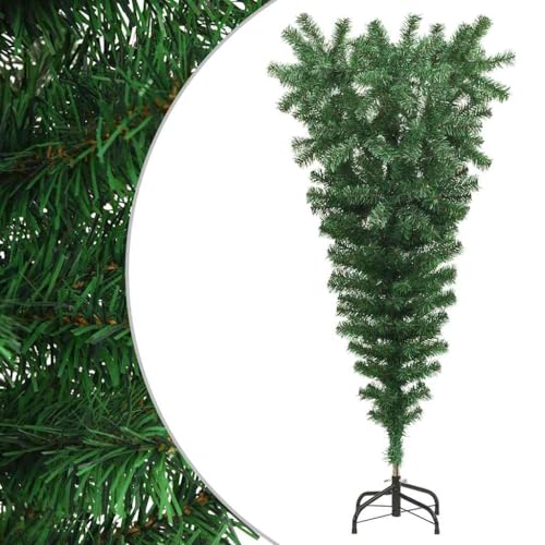 árbol de Navidad Artificial invertido con Soporte Verde 120 cm árbol de Navidad Artificial Christmas Tree