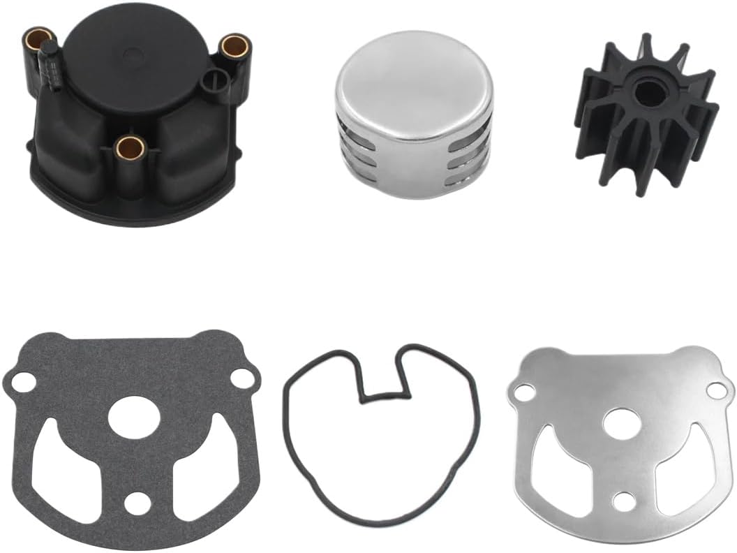 Water Pump Impeller Kit with Housing Replacement for Marine Outdrive Cooling Systems