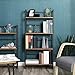 VASAGLE Industrial Bookshelf, Folding Bookcase, 4-Tier Ladder Shelf, Wood Look Accent Furniture with Metal Frame, for Home Office Sturdy and Stable ULLS88X