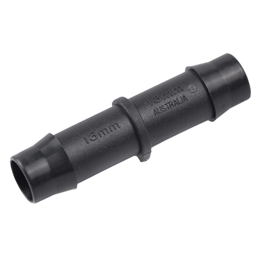 Hydrosure Black Soaker Hose Barbed Joiner - 13Mm X 13Mm - Pack Of 10