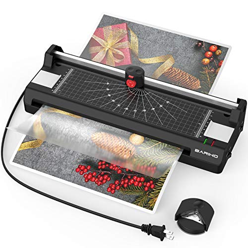 Laminator Machine,BARIHO A3/A4/A6 Laminator Machine,YE381 Thermal Laminating Machine,Home Office School Use with 50 Pouches Laminator Machine.