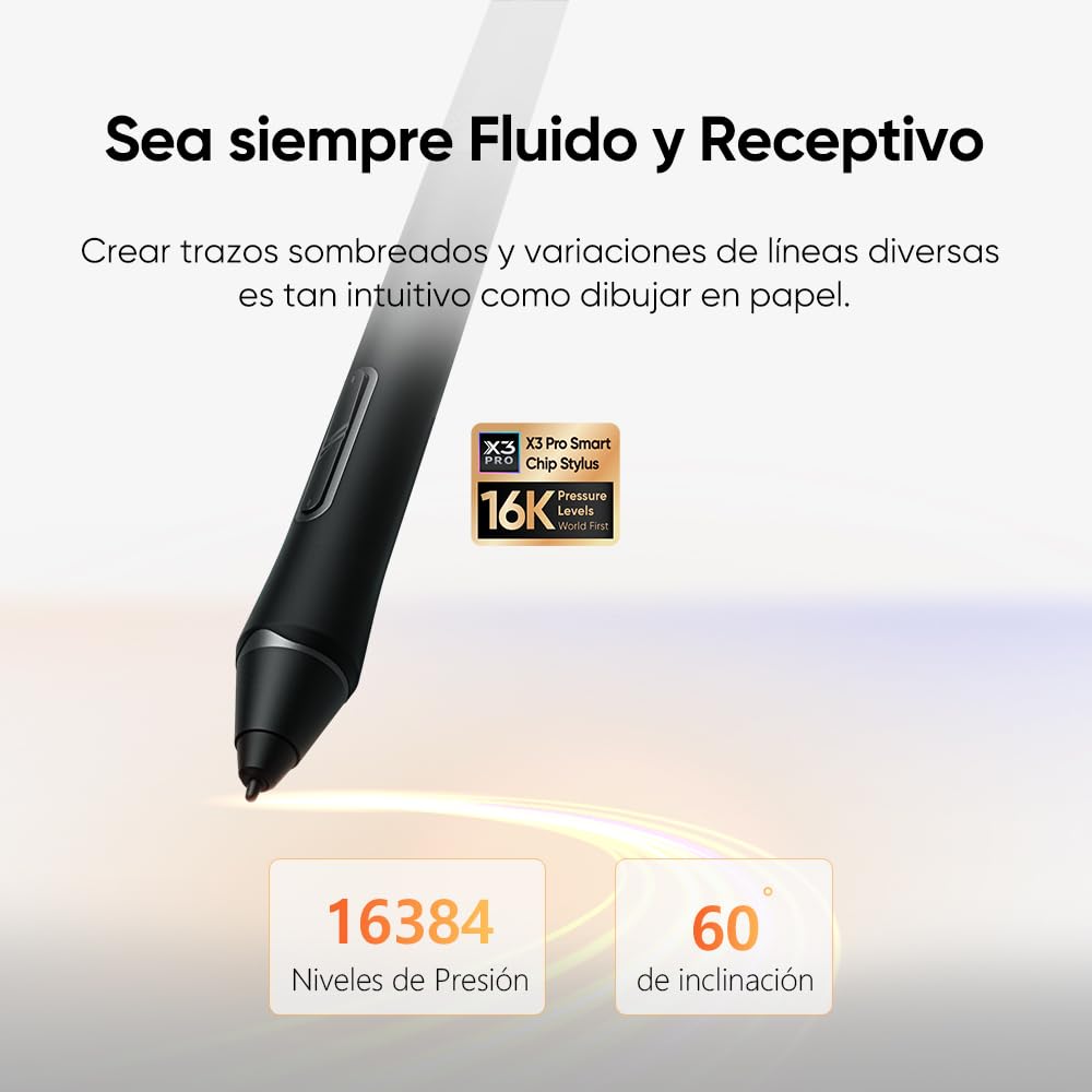 XPPen Artist Pro 22 Gen2 Tableta Gráfica con Pantalla 2.5K QHD de 21.5" | Tableta de Dibujo digital con X3 Pro Lápiz de 16384 Niveles de Presión, Ideal para Diseñar y Dibujar