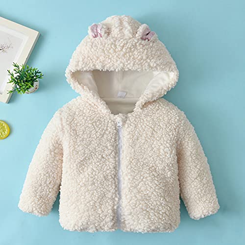 Ydngf Little Kids Clothes Faux Fur Jacket Baby Faux Fur Coat Girl Boy Toddler Children Fall Winter Jacket Outerwear 6M-4Y (White-2, 3-6 Months) #TOP1