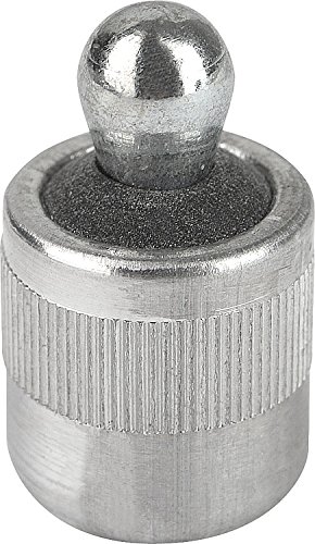 Kipp03330-22086CP Aluminum Lateral Spring Plunger with Seal, Blue Galvanized Finish, 100 N Force, Inch