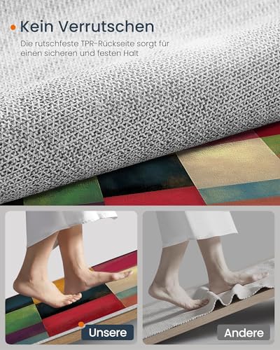 Paillasson rétro piège à saletés tapis intérieur lavable - 6