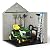 Rubbermaid 7 by 7 Feet Durable Weatherproof Plastic Outdoor Storage Shed for Garden Tool and Lawn Machinery Organization, Sandstone, 2 Pack