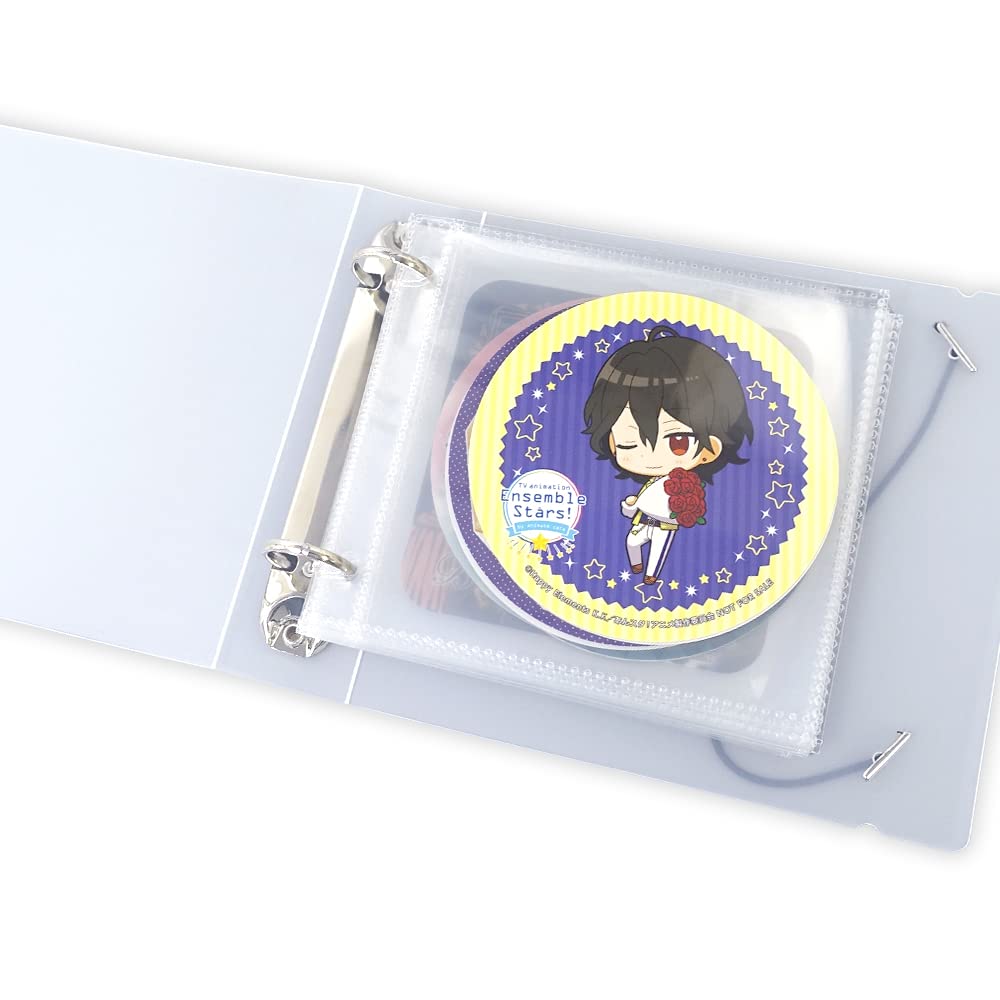 Amazon.co.jp: コースター 収納 ファイル 100枚収納可能 推し活を