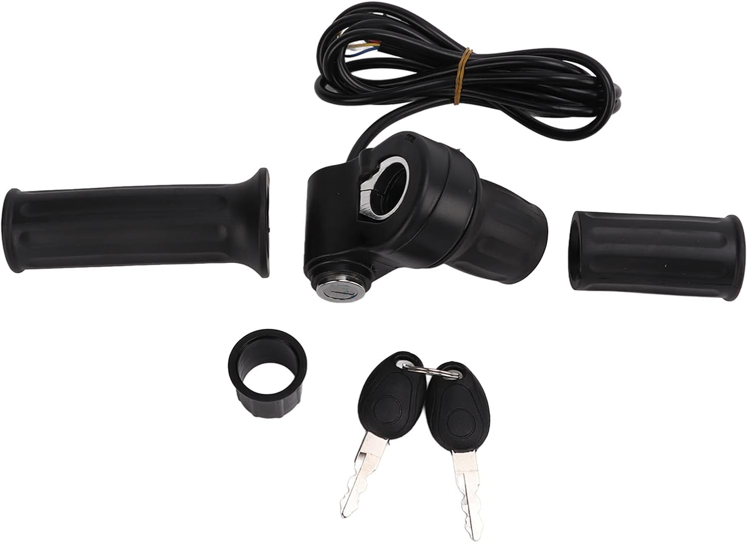 1PAIR ELECTRYCZNY UŁADNOŚĆ rowerowy Uchwyt Pół zakrętu Przuntowy Uchwyt Akcelerator Chwyt 12V - 99V