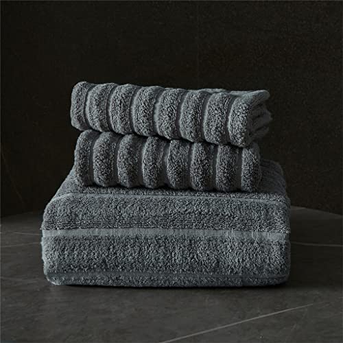 Fsysm Soft Bath Towels Set Solid Color Hand Towels Washcloths Highly Absorbent Bath Towels Towels For Adults (Color : B, Size #TOP28