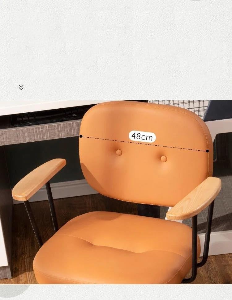 Chaise Pivotante d'Ordinateur Compacte pour Éviter le Mal de Dos en Bureau