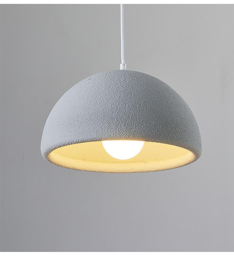 Suspension design Nordic Wind en béton gris et LED intégrée pour restaurant moderne