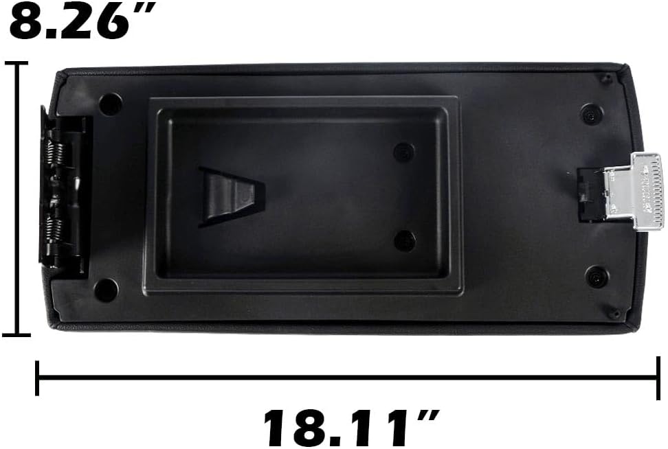 G-PLUS Armrest Center Console Lid Cover Compatible with Ford Flex 2013-2017 Black EA8Z7406024AA, DA8Z7406024AA, FA8Z7406024AA