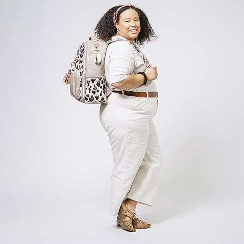 Miniatura 7 de Itzy Ritzy Mochila unisex para bebé, leopardo