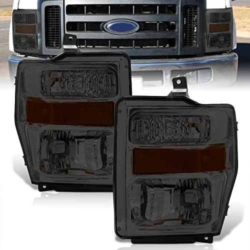 Ajp Distributors Front Driving Bumper Signal Headlights Headlamps Head Light Lamp Assembly Pair Left Right Compatible/Replacement For Ford F250 F350 F450 F550 Super Duty Truck 2008 2009 2010 08 09 10 #TOP28