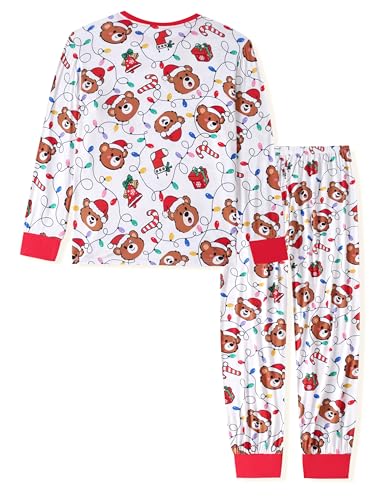 Image of Family Christmas Matching Set, Soft Lightweight Bamboo Viscose Holiday Wear Sets for all family members