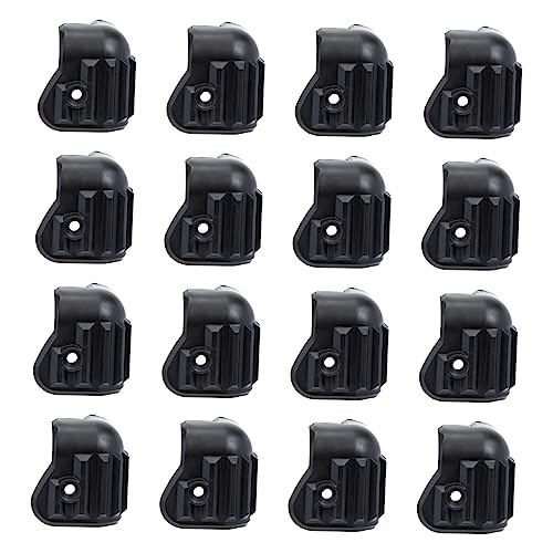 DOITOOL 32pcs Plastic Corner Guard Protector for Speaker -collision for Cabinets and Furniture Acoustic Corner Covers