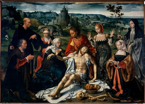 Peinture pour la décoration de la chambre à coucher retable Christ