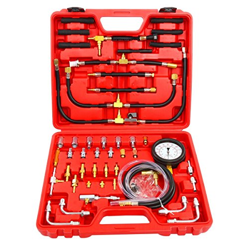 FreeTec Pump 0-140 PSI Pro Fuel Injection Pressure Tester Kit Oil Fuel Pump Injector Injection Tester
