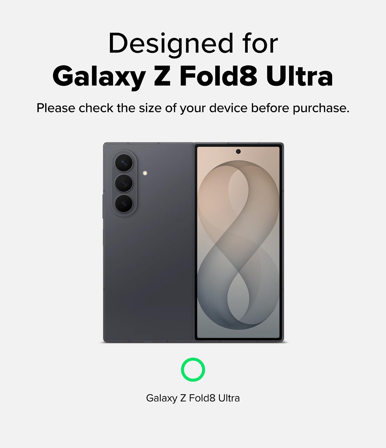 Ringke Alles per Cover Samsung Galaxy Z Fold 8 Ultra - Black