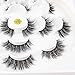 MAANGE Fake Eyelashes 3D Handmade False Eyelashes Thick Crisscross False Lashes Fluffy Long Soft Reusable 7 Pair Pack