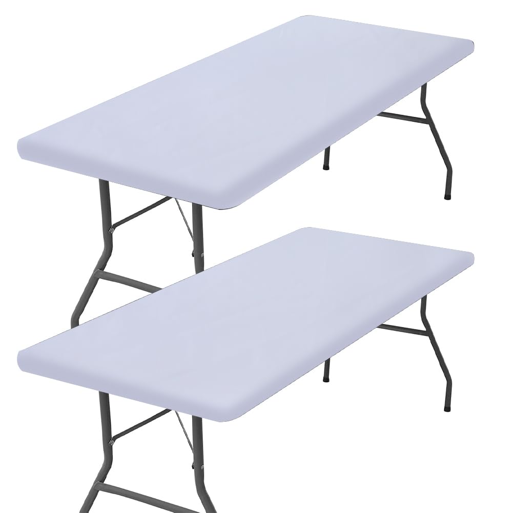 GORGECRAFT 2 paquet de Nappe en Tissu Élastique Imperméable et Ajusté