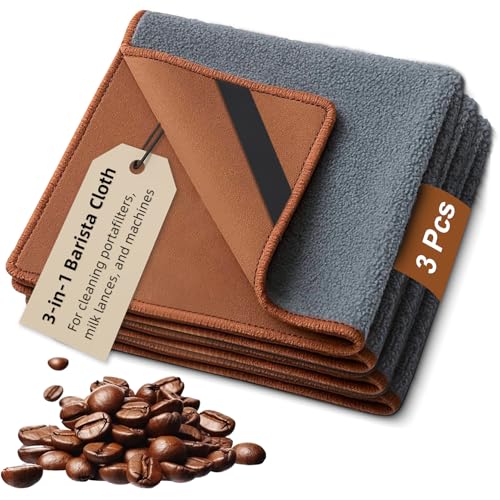 puiaxod 3 pièces Chiffons Barista, 30x30cm Chiffon en...