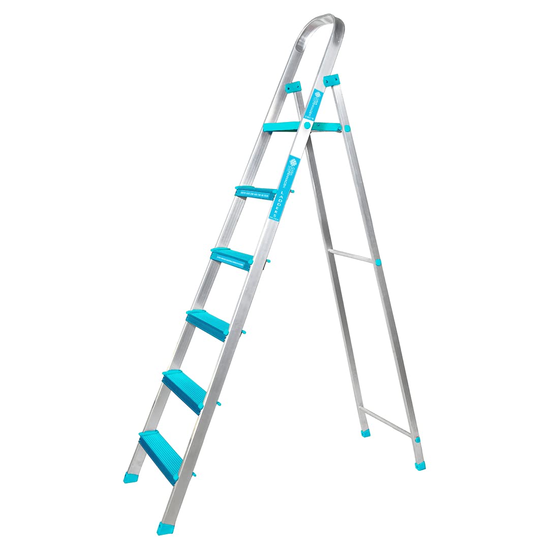 See full amazon price history chart for Casa Copenhagen Designed in Denmark, 6-Step Foldable Aluminium Ladder Laser Cut with Super Advance Sure-Hinge Technology, 7 Years Warranty - Neo Teal Casa Copenhagen Designed in Denmark, 6-Step Foldable Aluminium Ladder Laser Cut with Super Advance Sure-Hinge Technology, 7 Years Warranty - Neo Teal (B0DGQGWQ16) Amazon Price History, Amazon Price Tracker