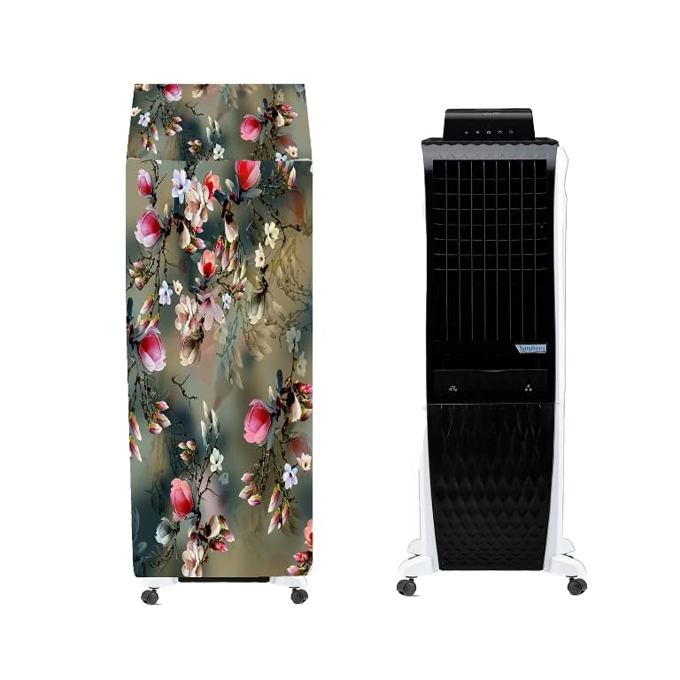 Image of Cooler Cover Compatible for Symphony Diet 3D 30i+ 30-Litre Room Air Cooler Waterproof, Dustproof, Size (HxWxD) 96.52X44.45X39.37 Cm, Green.