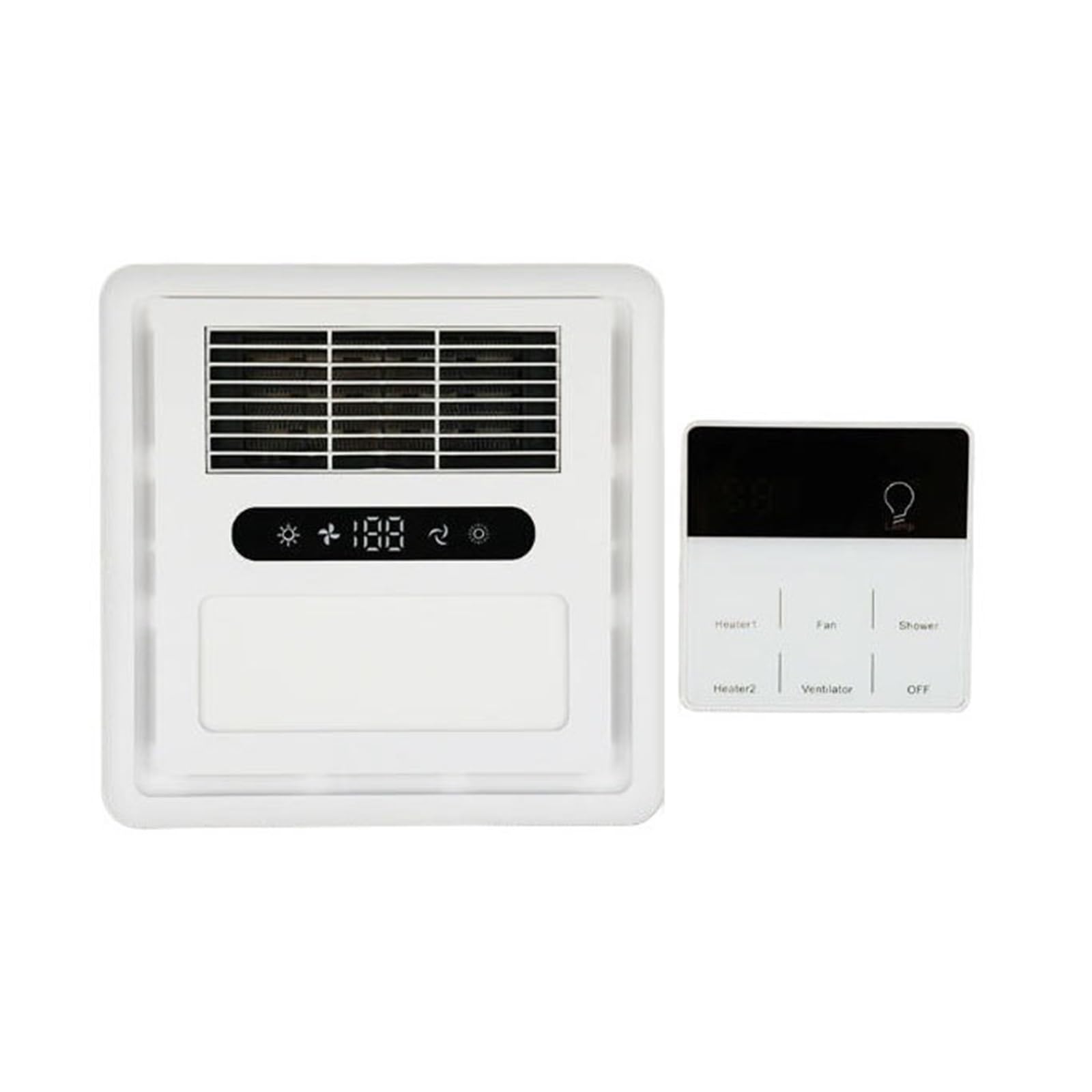 Calentador de techo for baño moderno, control remoto Oficinas