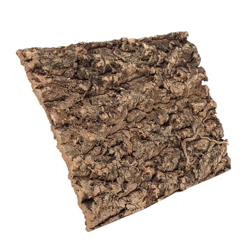 Hemoton Bark Farming Box for Reptiles Decorative Lizard Climbing Bark Tortoise House Gecko Habitat Natural Background for Small Animals