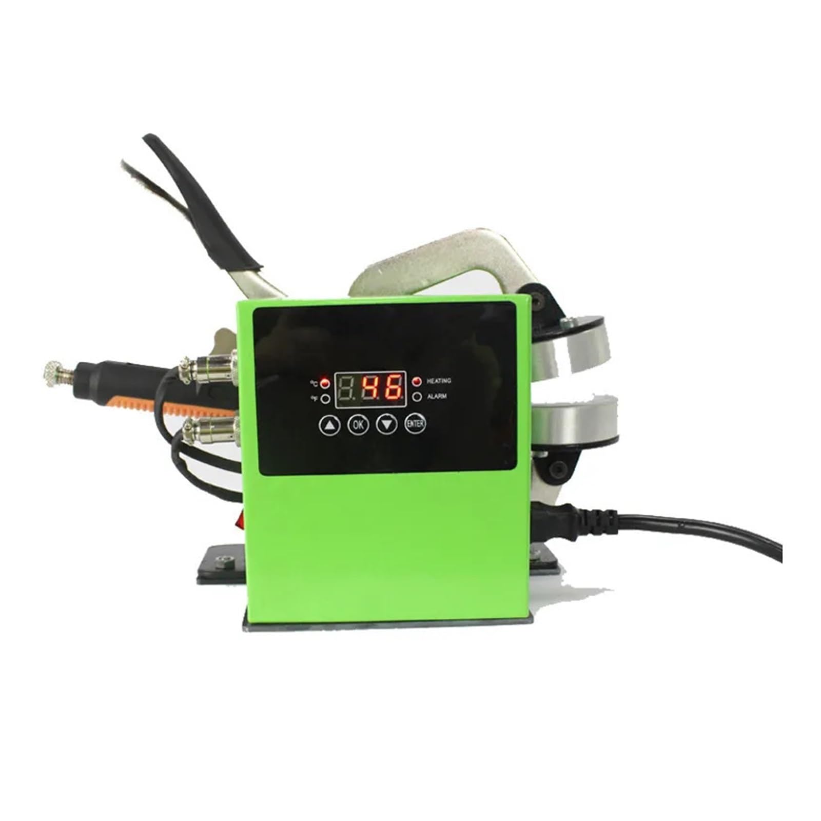 Pressa di calore for colofonia, pinza portatile 300W Piastre di pressatura doppie riscaldate da 2,8 pollici Estrazione senza solventi for olio e cera