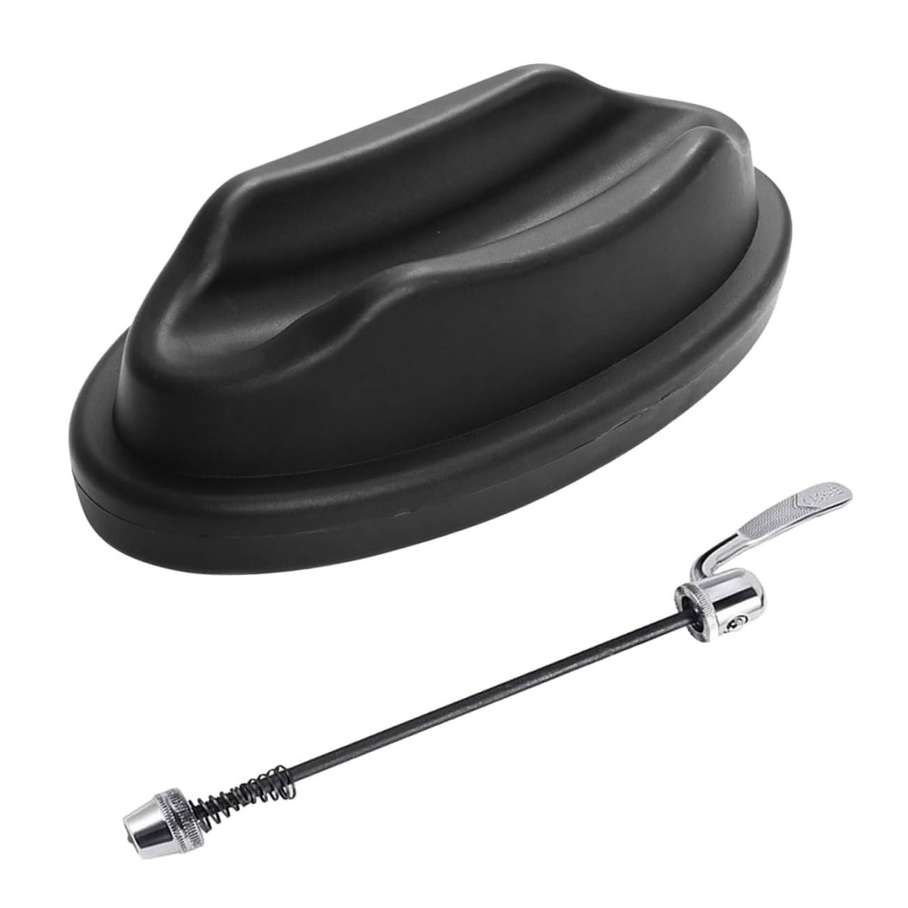 SUPVOX 1set Indoor Bike Trainer Front Wheel Riser Block Sturdy Bike Wheel Stand Riding Posture Stability Quick Release Rod