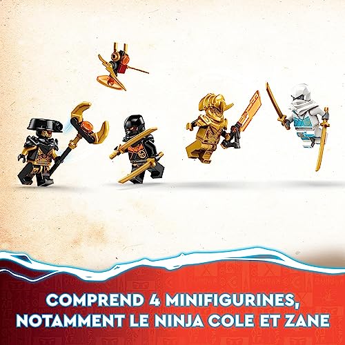 LEGO Ninjago Voiture de course Spinjitzu Zane 71791 - vue 6