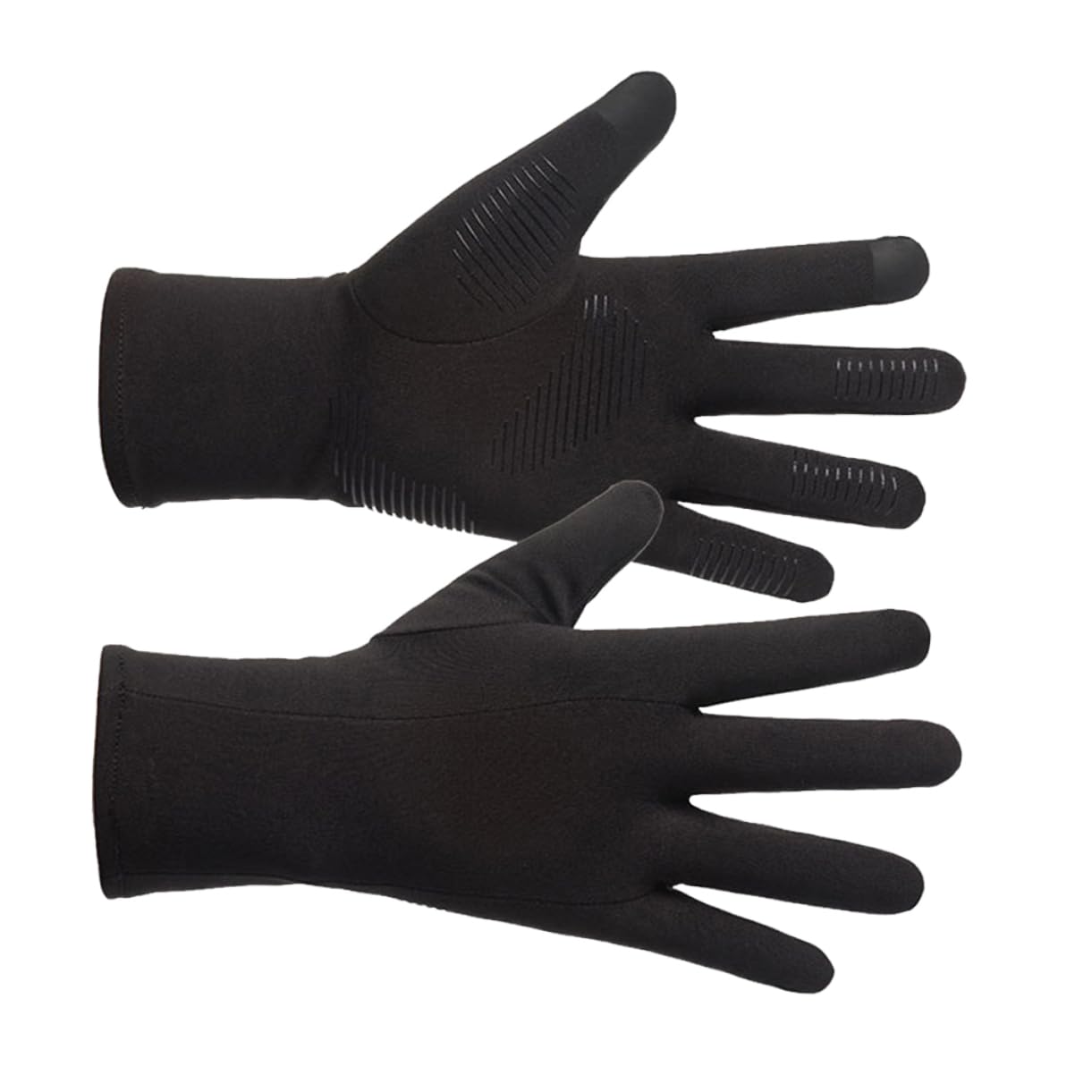 BESPORTBLE 3pares Guantes De Invierno De Grueso Impermeables y Táctiles para Pantalla Protección Cálida para Conducción Ciclismo y Senderismo Negro