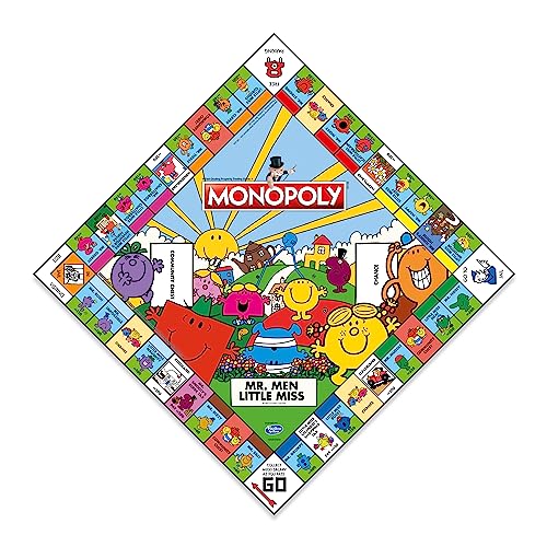Winning Moves Mr Men and Little Miss Monopoly Board Game, Advance to Mr Tickle, Little Miss Splendid and Mr Sneeze - Image 4