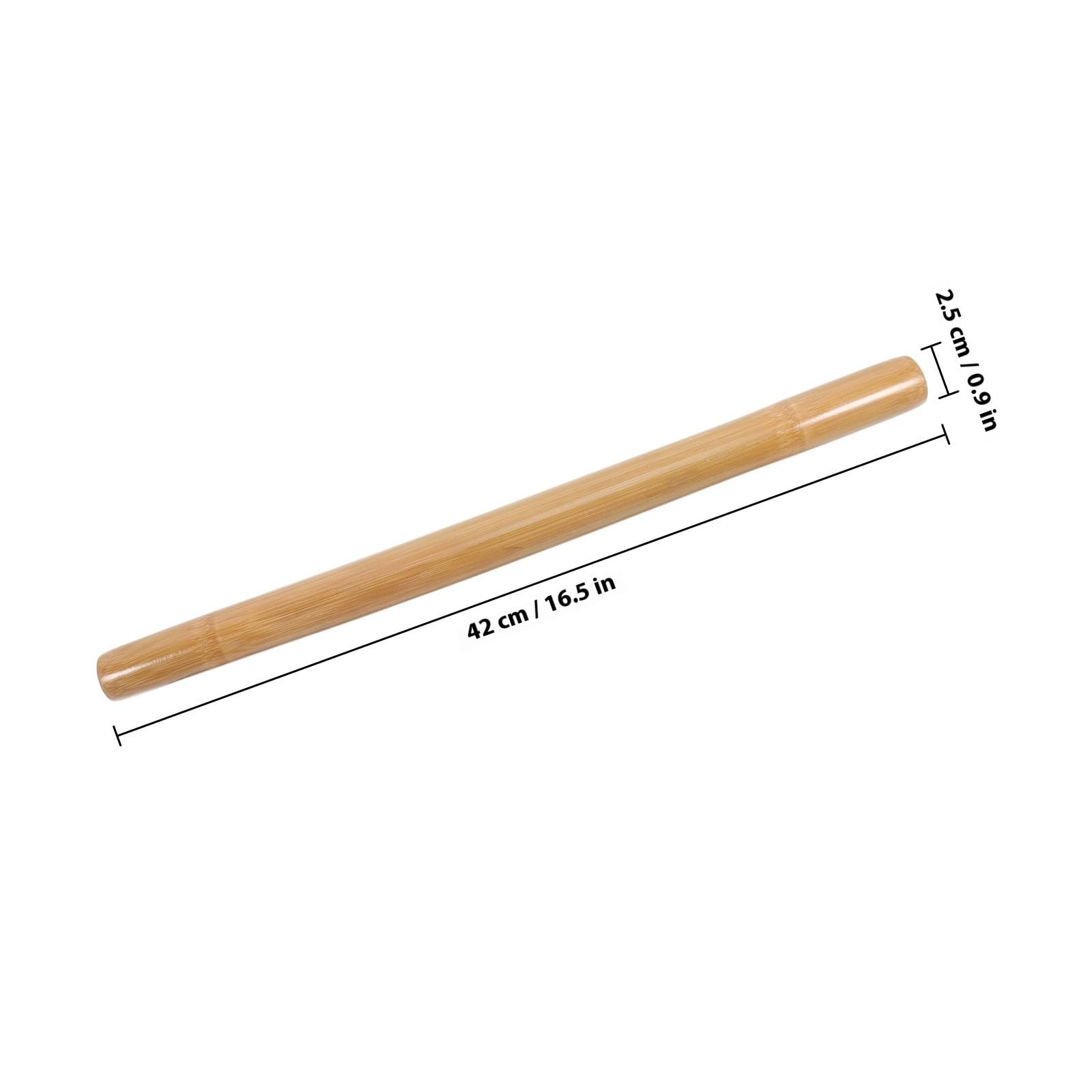 Rodillo Muscular de Bambú para Masaje Terapéutico y Relajación, Tamaño Variable y Uso en Cuerpo Completo, Adecuado para Masajes Post-Entrenamiento