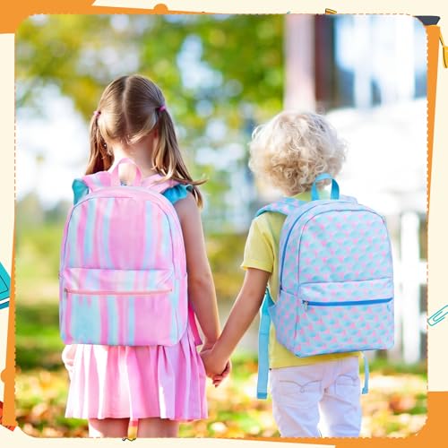 Image of Amylove 12 Pack Backpack in Bulk 17 inch Lightweight Outdoor Travel Bag Classic Bookbags Bulk for Travel Middle High (Colorful,Lovely)