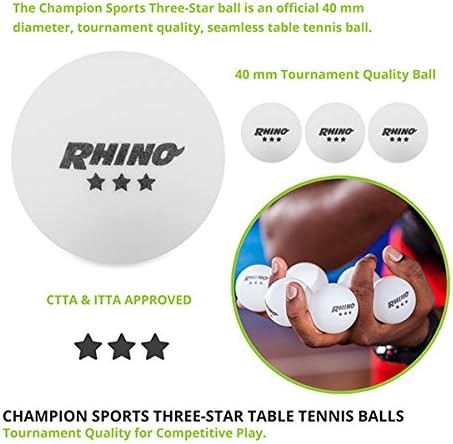 Miniatura 3 de Champion Sports Pelotas de tenis de mesa
