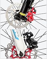 Mimoke Bremse für Fahrrad, Bremse vorne/hinten, aus Aluminiumlegierung, außen, Bremsscheibe, mechanisch, Caliper (hinten) – Ansicht 7