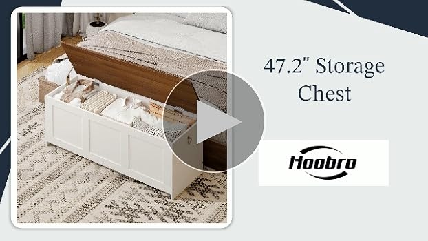 Amazon.com: HOOBRO Storage Bench, 47.2
