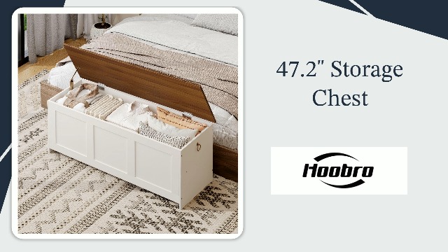 Amazon.com: HOOBRO Storage Bench, 47.2