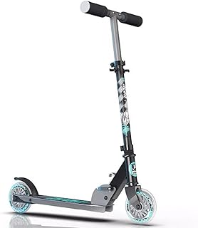 Kids Foldable Kick Scooter with Light-Up Wheels