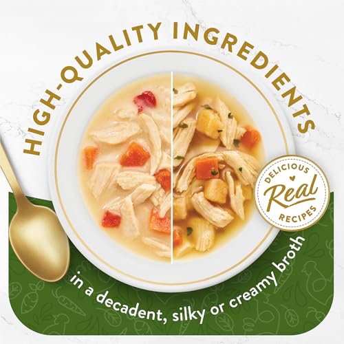 Purina Fancy Feast Broth Complement Wet Cat Food (12 Pack) 1.4 oz Pouches - image 2