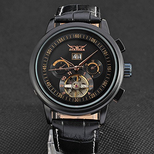 Preisvergleich Produktbild SJXIN Hochwertige mechanische Uhr, Herren wasserdichte Hohle polarisierte automatische mechanische Uhr (Farbe : 1)