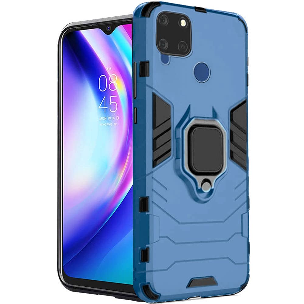 TheGiftKart Back Cover for Realme Narzo 30A / 20 / Realme C25s / Realme C25 / C12 (Poly Carbonate Polymer | Greyish Blue) (B09BZTTPVX) Amazon Price History, Amazon Price Tracker