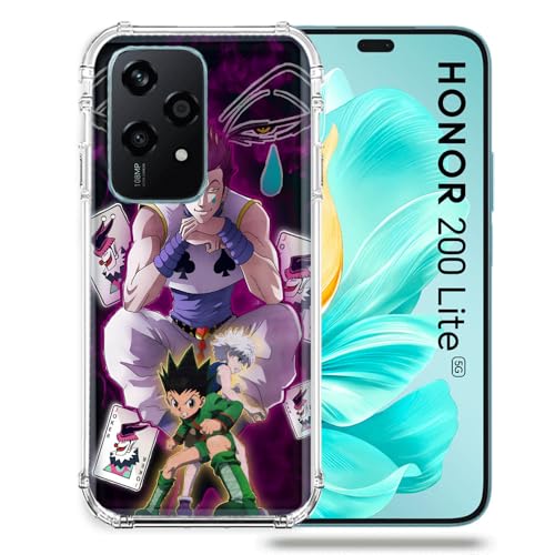 Coque Honor 200 Lite 5G Hisoka Hunter X Hunter pour passionnés de manga