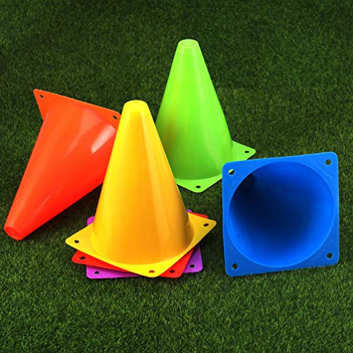BESPORTBLE 25Pcs 15Cm Cones de Marcador Cones de Treinamento de Futebol Esportes Futebol Marcador de