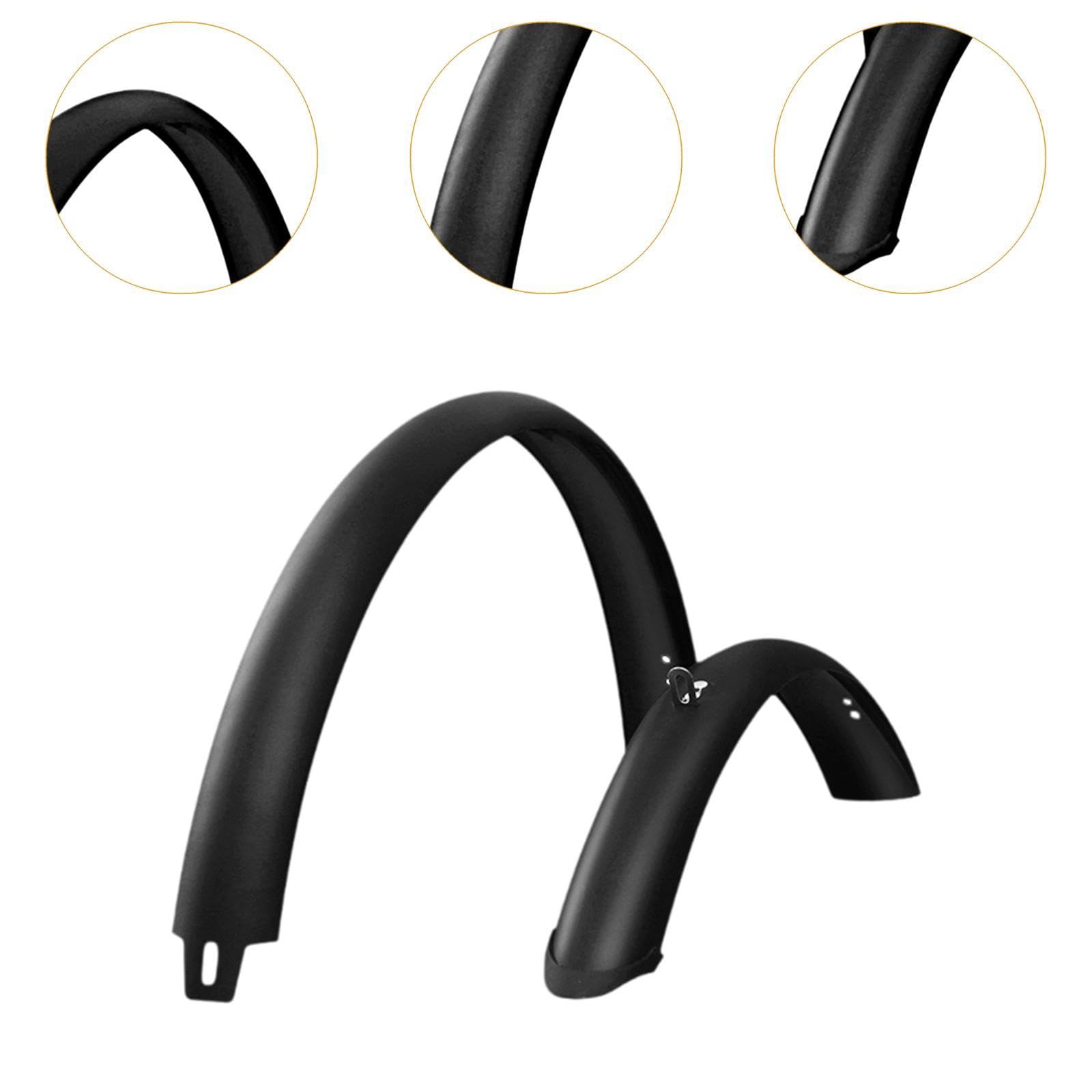 DYNWAVE Bicycle Fenders, Mountain Bike Mudguards, Full Cover Thicken Widen Bicycle Mud Guard Wheel Fenders Bike Fenders Set, for 26inch Bikes