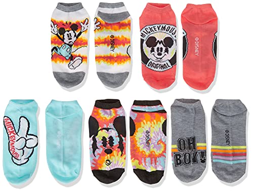 Image of Disney Women's Mickey Mouse 5 Pack No Show Socks