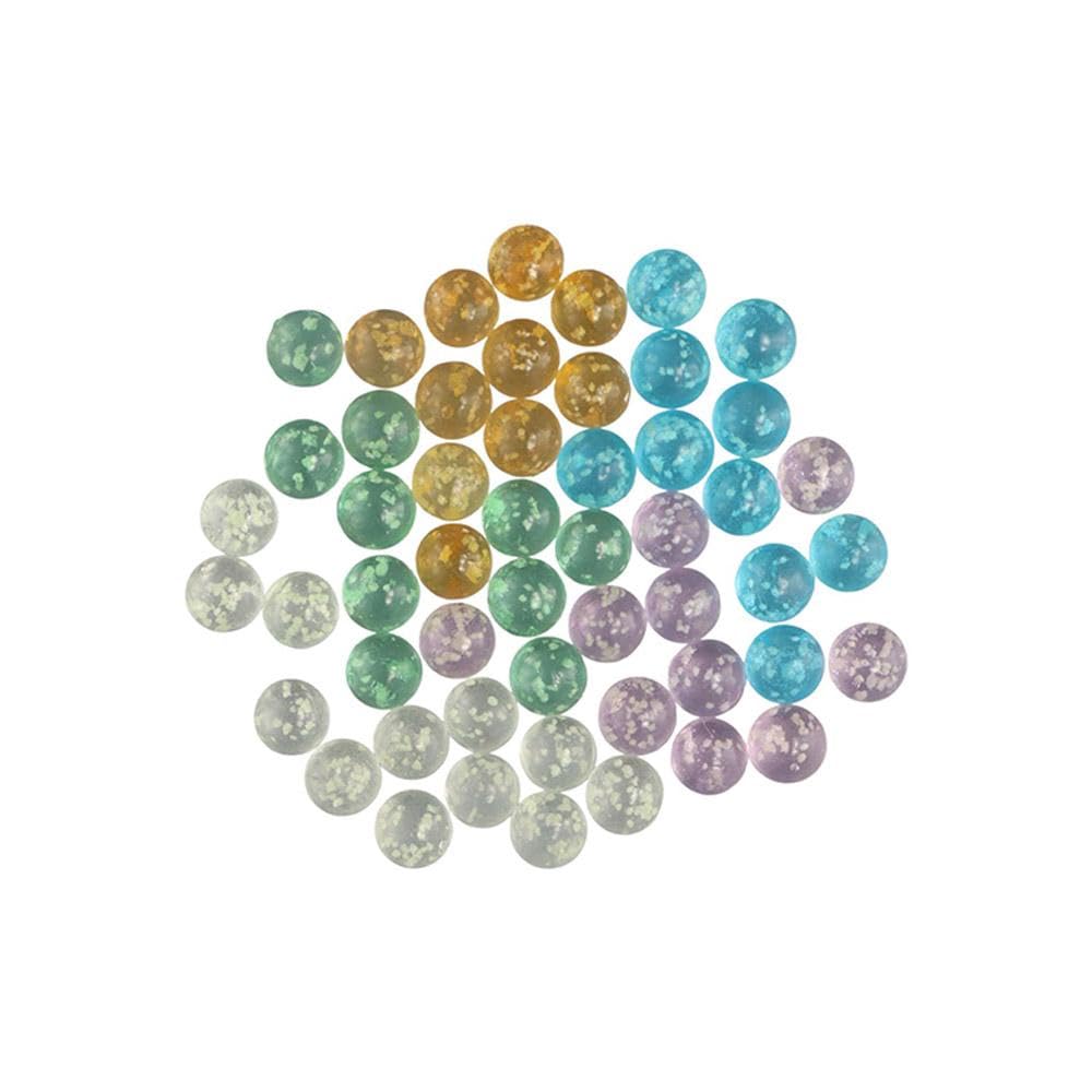 10 bolas de cristal luminosas, máquina de pinball de 12 mm, canicas pequeñas de ganado, canicas de vidrio, bola que rebota, decoración de peceras (dorado)